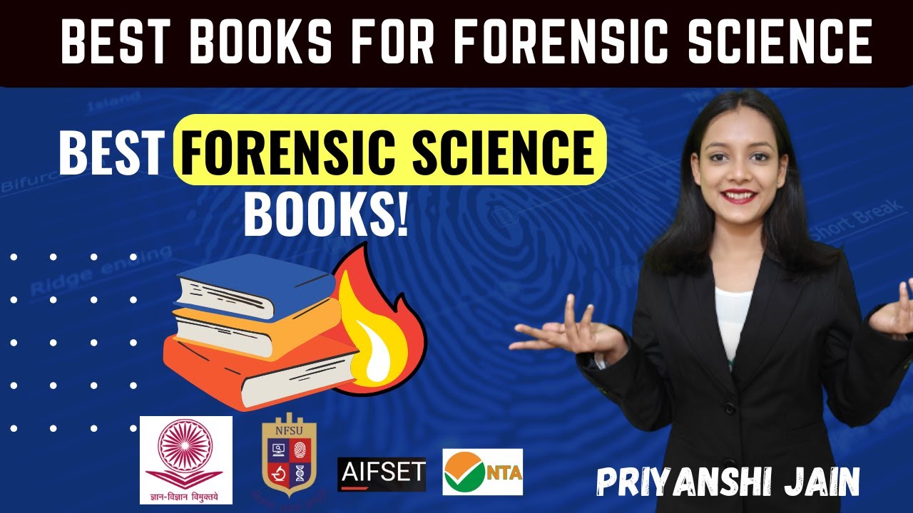 Best Books for Forensic Science | UG, PG | UGC-NET, CUET, AIFSET, NFSU | Priyanshi Jain