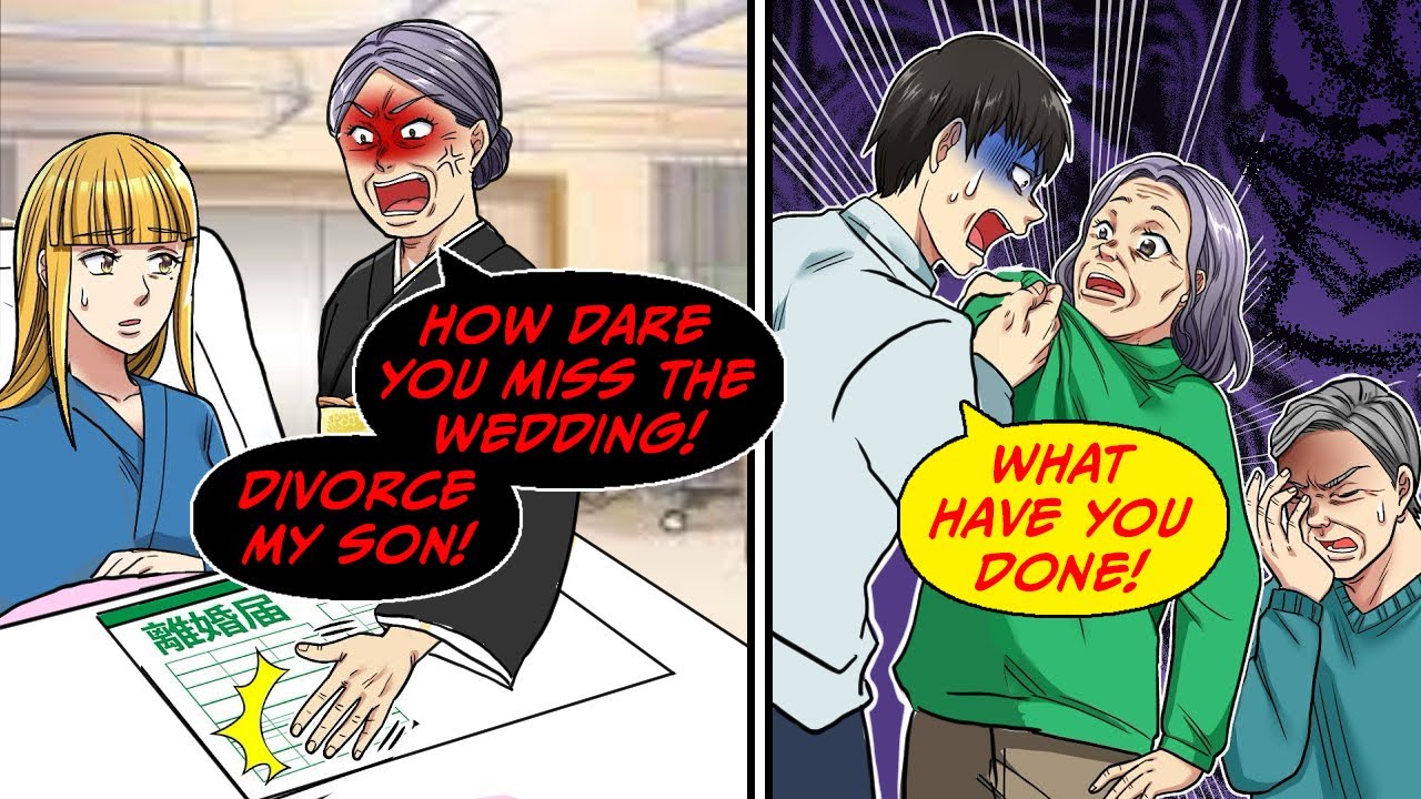 My mother-in-law was upset that I missed her son's wedding because I was being hospitalized