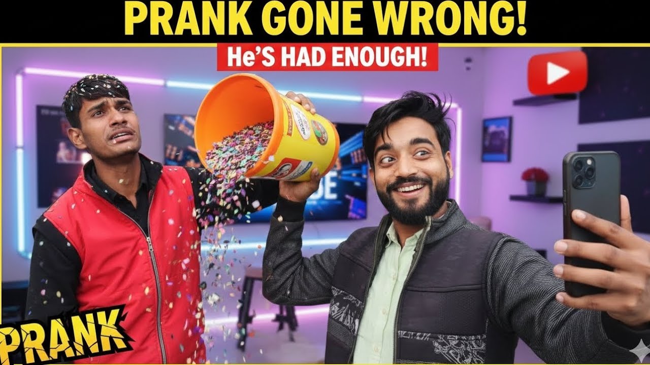 Prank 😂 | On My Teem Member Monu | Aaj To Bahut Gussa Ho Gya 