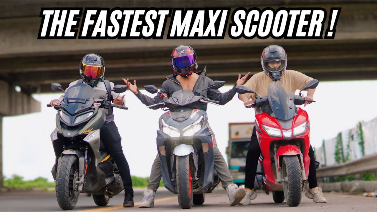 HERO XOOM 160 vs APRILIA SXR 160 vs AEROX 155 🔥| TRIPLE THREAT BATTLE 🔥 | BAWAAL RACE😍