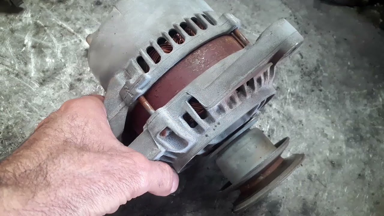 Fazendo revisão alternador gol G2 Bosch