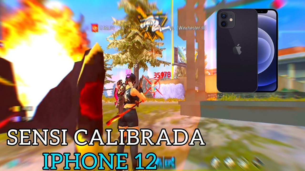 MELHOR SENSIBILIDADE IPHONE 12 NOVA ATUALIZA&Ccedil;&Atilde;O FREE FIRE 2025