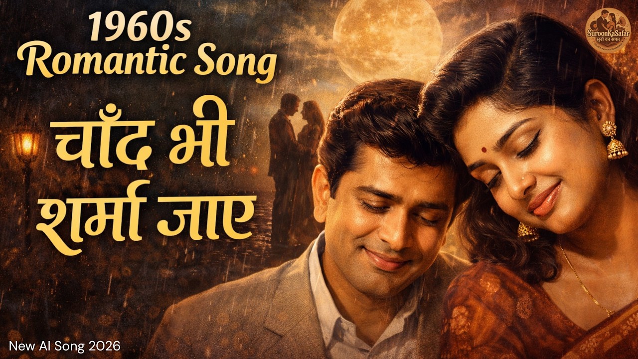 चाँद भी शर्मा जाए | 1960s Romantic Bollywood Song | Vintage Hindi Love Melody @suroonkasafarofficial