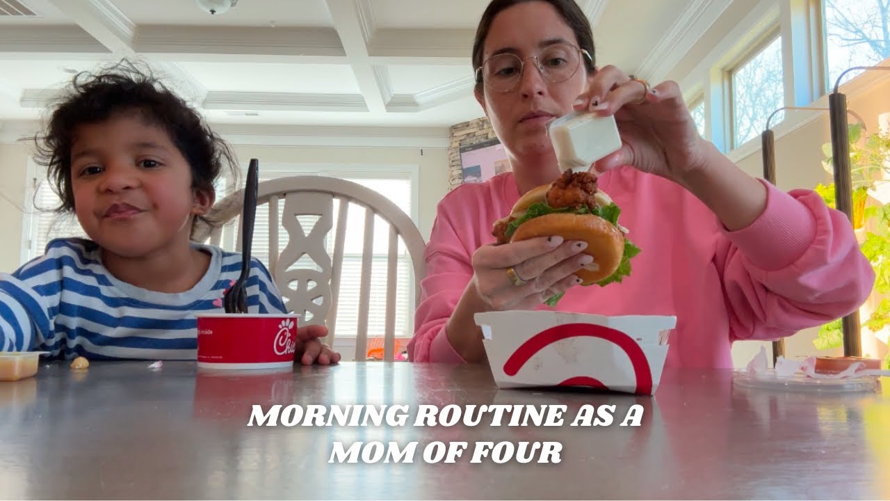 Morning routine as a mom of four