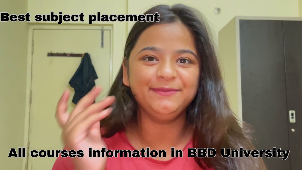 |All courses information in BBD University|Placement,Fees,Timing ,|Classes kab se start hogi?|