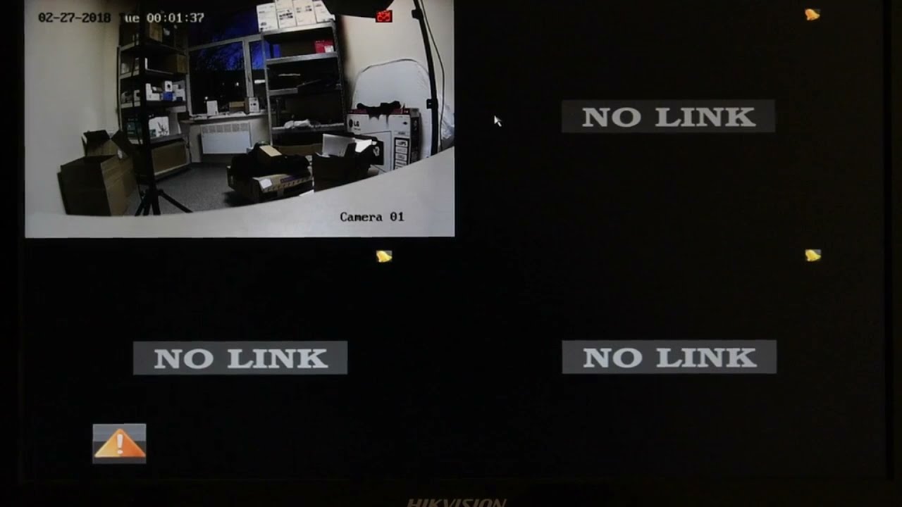 No Link Hikvision. Hikvision kamerasini registratorga ulash