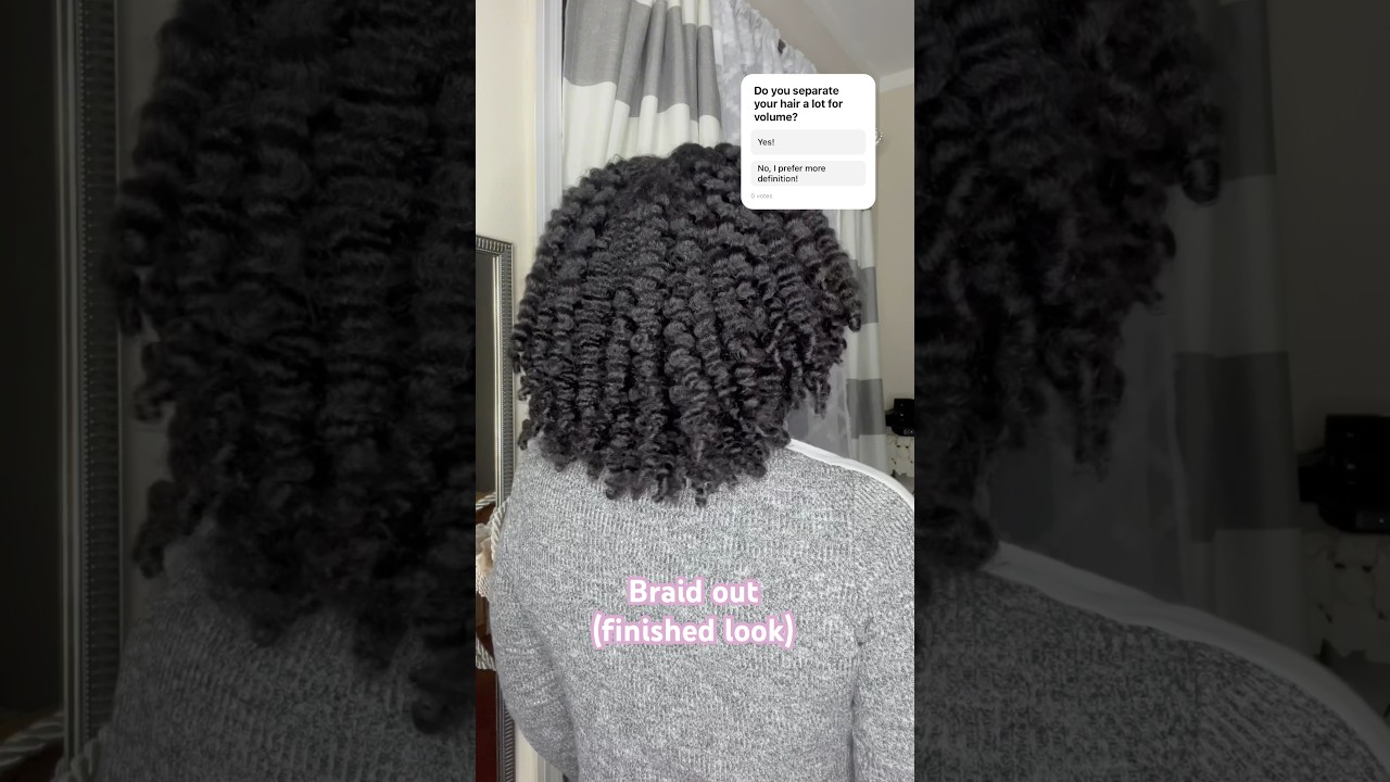 the BEST braid out results #braidout #hairstyles #naturalhairstyles