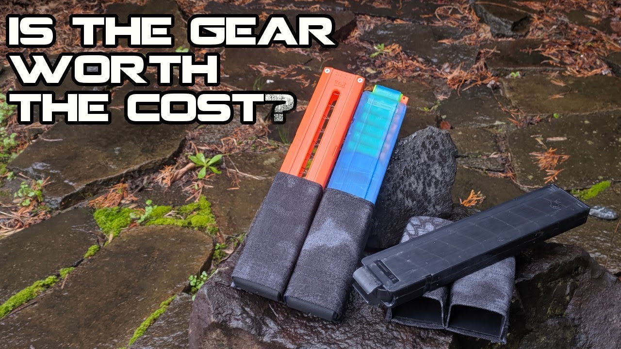 Best NERF Short/Half Dart Mag Holders? Esstac Mag Pouch Review & Discussion | Walcom S7