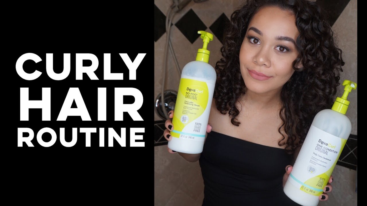 NATURALLY CURLY HAIR ROUTINE