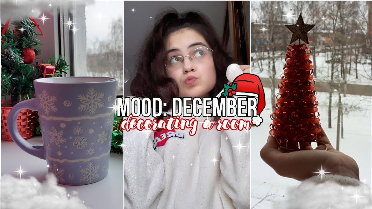 MOOD:ДЕКАБРЬ🎄/УКРАШАЮ КОМНАТУ/ПОКУПКИ К НОВОМУ ГОДУ❄//AnyutaSunny