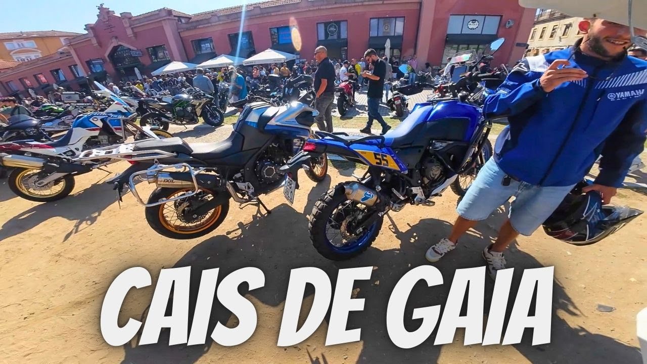 CAIS DE GAIA + RASPEI A TRASEIRA DA MOTO !