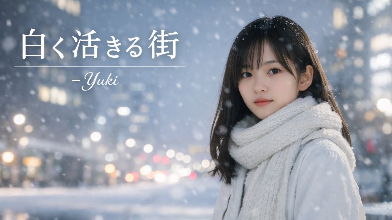 白く活きる街 — Yuki (Official Audio)｜青森市・冬の夜の雪景色