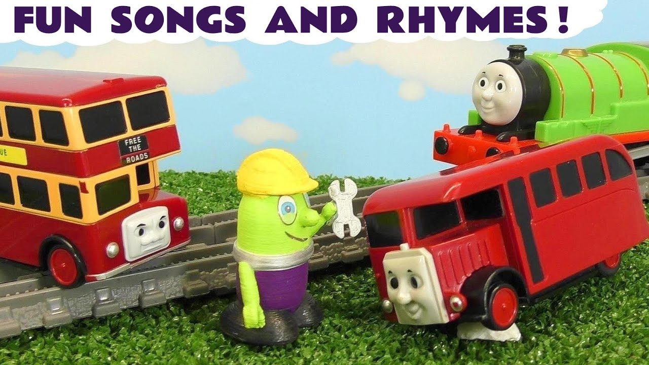 Fun Kids Songs and Rhymes with Thomas Trains and Buses