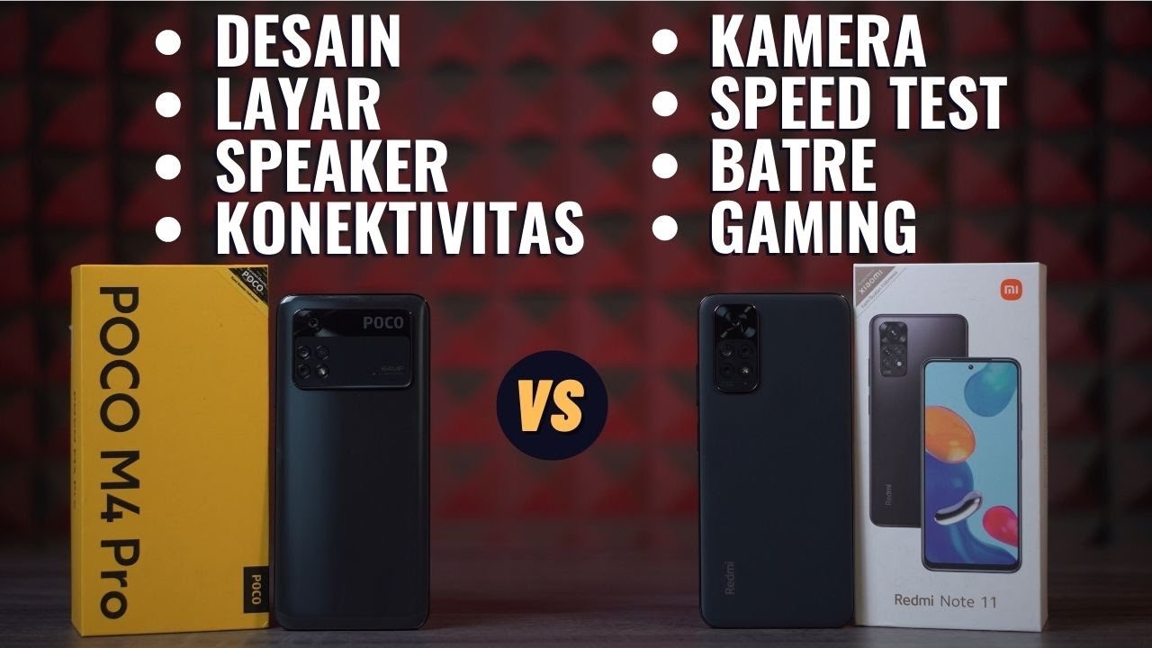 Poco M4 Pro vs Redmi Note 11 - Pertarungan 2 Sodara beda Segment