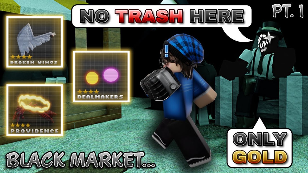 SHOPPING at the BLACK MARKET! | Roblox Depth Spelunking