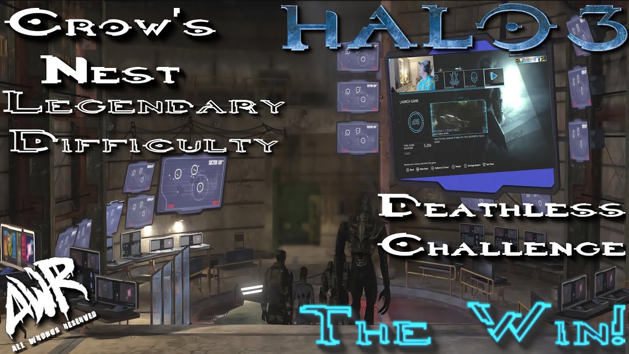 DEATHLESS - Crows nest - Halo 3 , legendary difficulty - the Win
