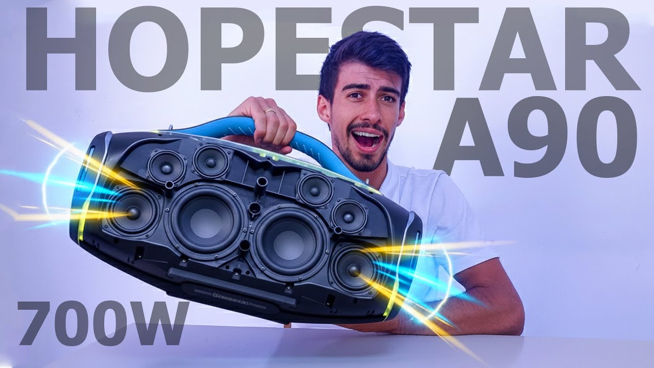 CHEGOU PRA ABALAR! 💥 Hopestar A90 700W com 8 Alto-Falantes