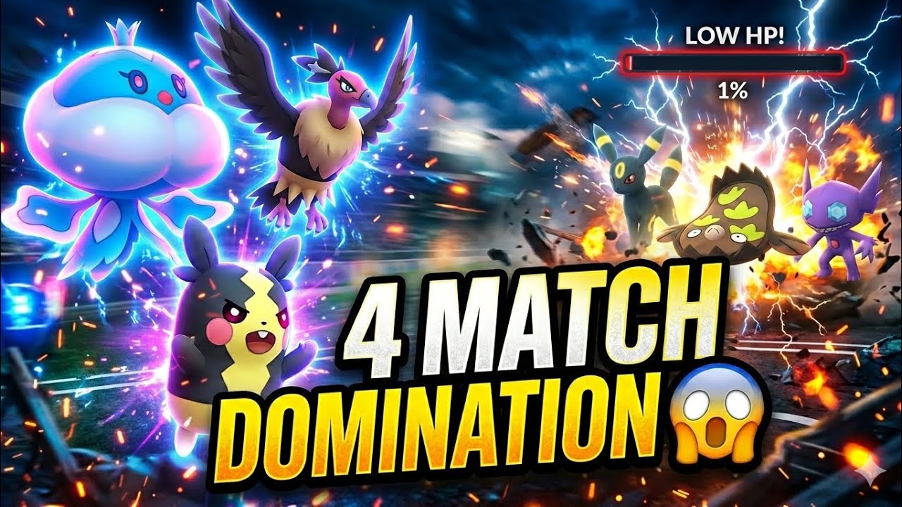 🔥 UNSTOPPABLE Great League 😱 4-0 DOMINATION | Pokémon Go PvP