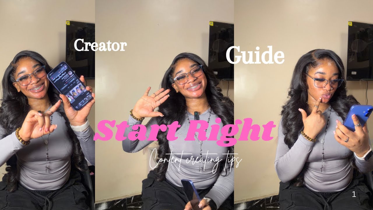 THINGS EVERY BEGINNER CONTENT CREATOR MUST KNOW ✨🤍