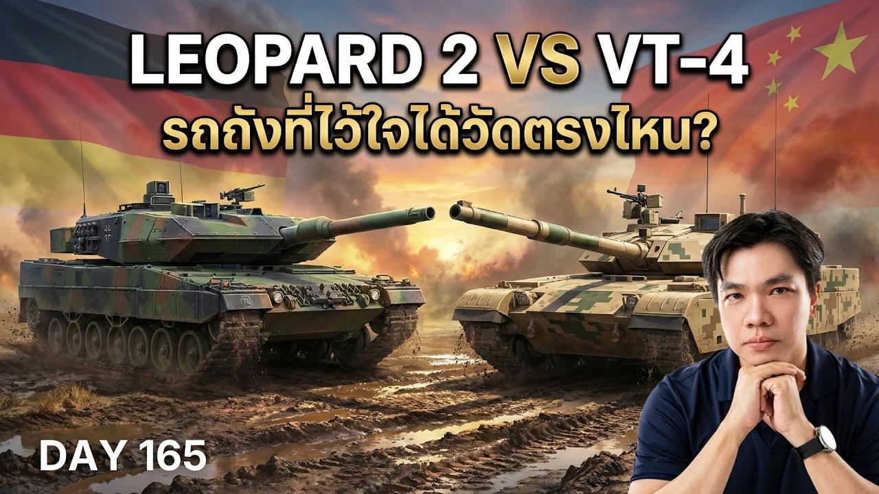 Leopard 2 vs VT-4: รถถังที่ &ldquo;ไว้ใจได้&rdquo; วัดกันที่อะไร? (ไม่ใช่แค่ปืนไม่แตก)