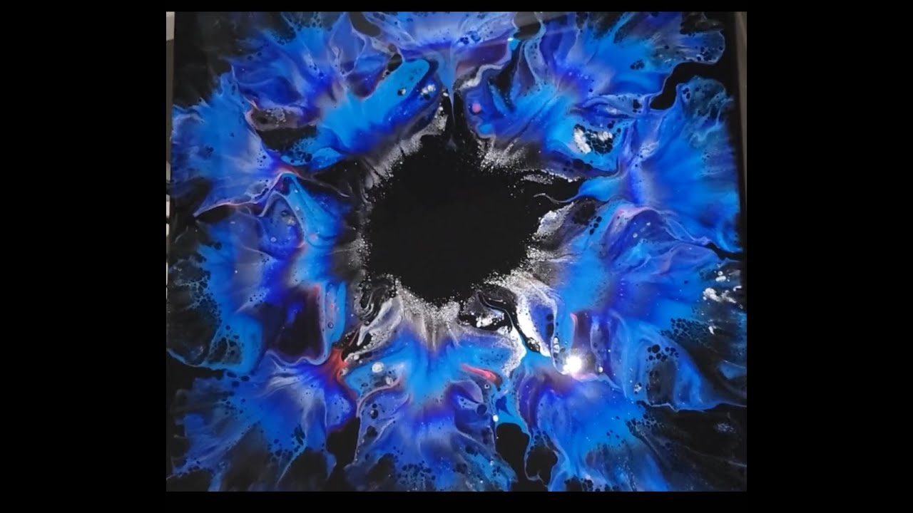 #6 Acrylic pouring dutch pour blowout! Fluid art