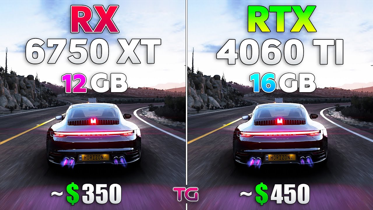 RTX 4060 Ti 16GB vs RX 6750 XT 12GB - Test in 10 Games