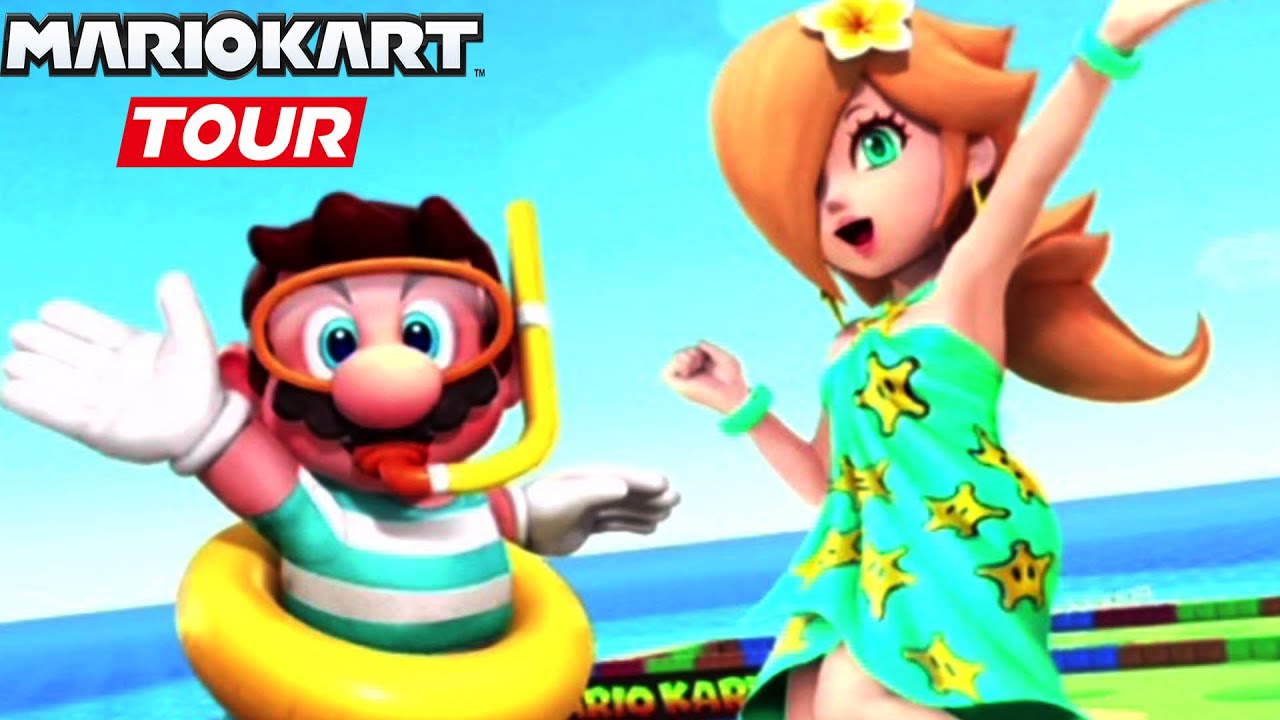 Mario Kart Tour Marine Tour Gameplay Walkthrough
