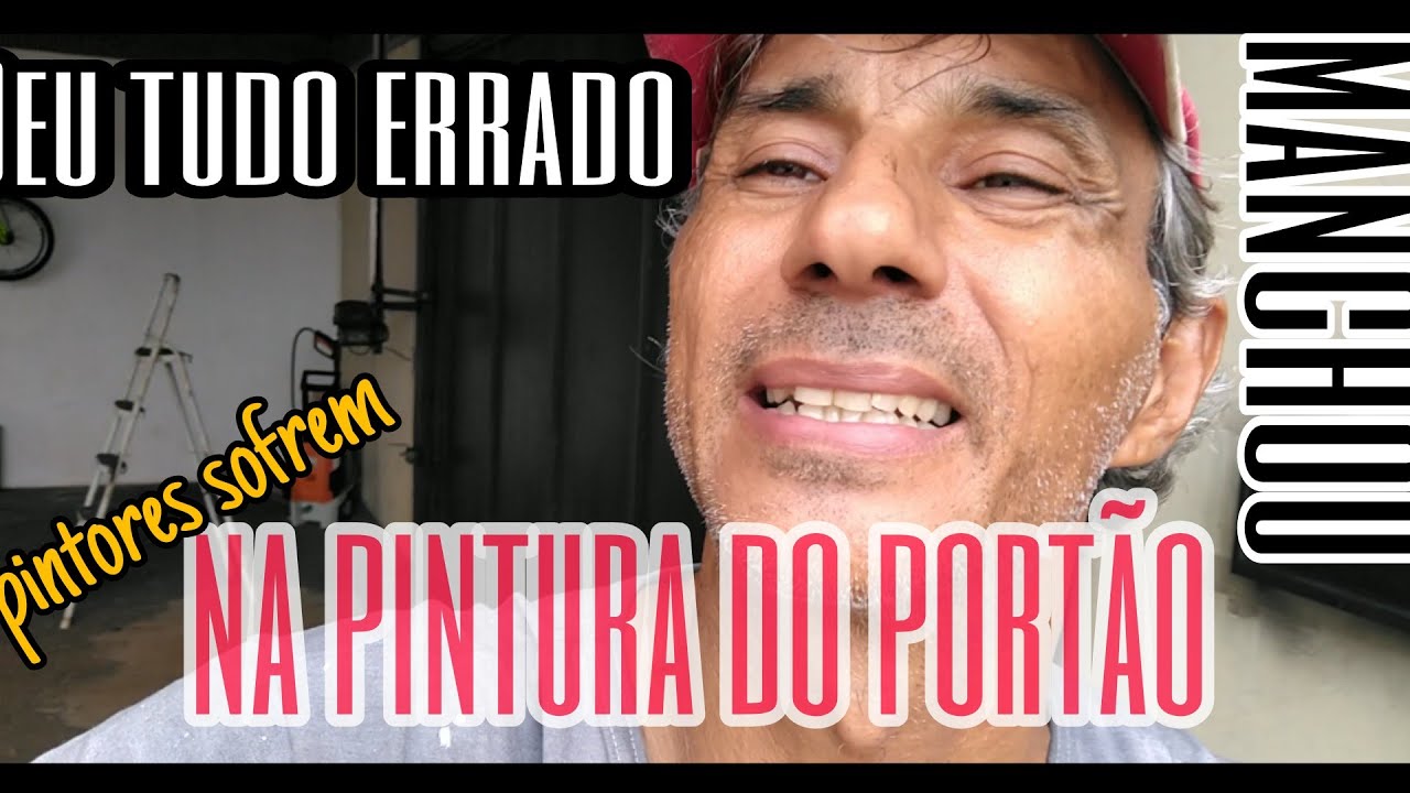 DEU TUDO ERRADO #pintura do portão, Preto semi fosco#deuruim