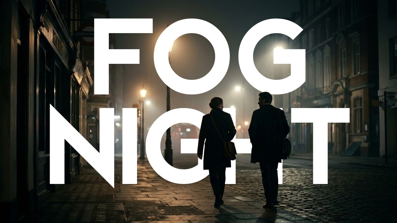 London Fog Evening 🌫️ | Calm Ambient Music for Focus