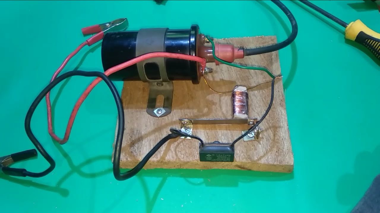 membuat setrum ikan dari coil mobil || fish shocker stuner