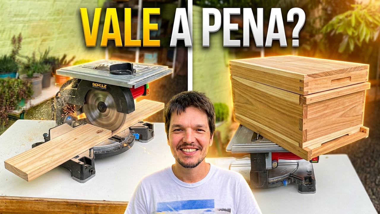 PRIMEIRAS IMPRESSÕES - Serra de Esquadria e Bancada 8 polegadas 1200w Schulz