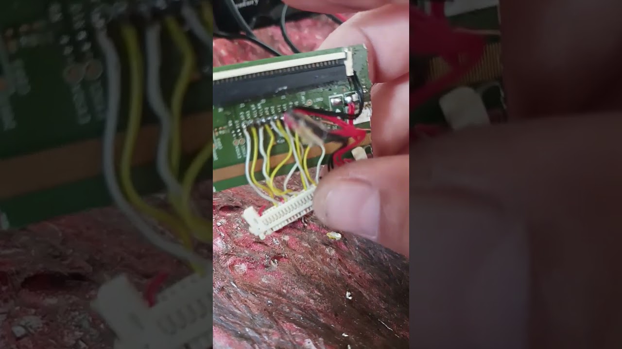 veja no v&iacute;deo como fazer um adaptador para colocar a tela de uma TV Philco em uma Samsung