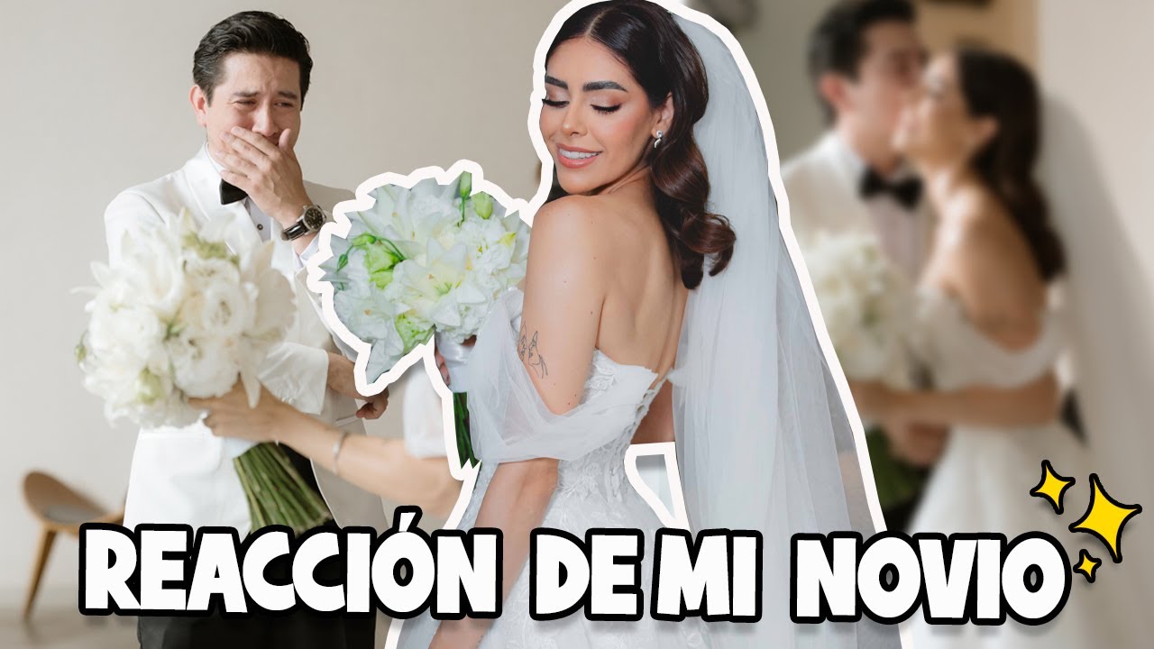 ASÍ REACCIONÓ AL VERME VESTIDA DE NOVIA *reacción de mi NOVIO* 👰🏻‍♀️🤍