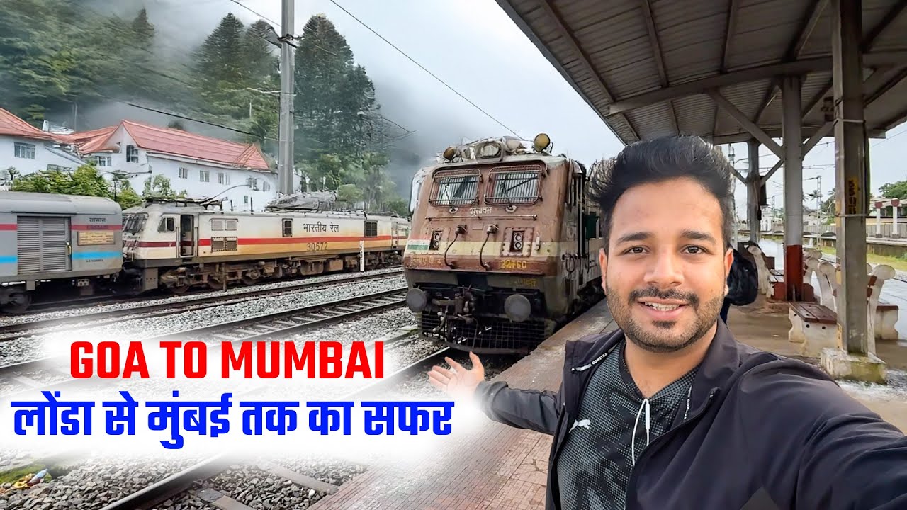 Goa to Mumbai train journey * Exploring Karnataka to Maharashtra border *