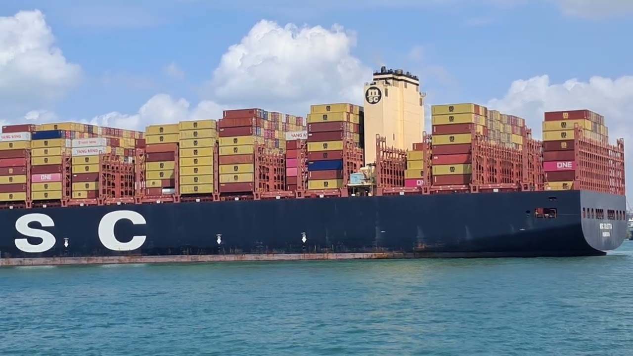 MSC DELITTA arrival @christianGms1508 #marineservicess #harbour #maritime #views #port 