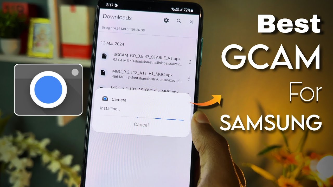 Best ( GCAM ) Google Camera For SAMSUNG 🔥 . #Gcam #samsung #googlecamera