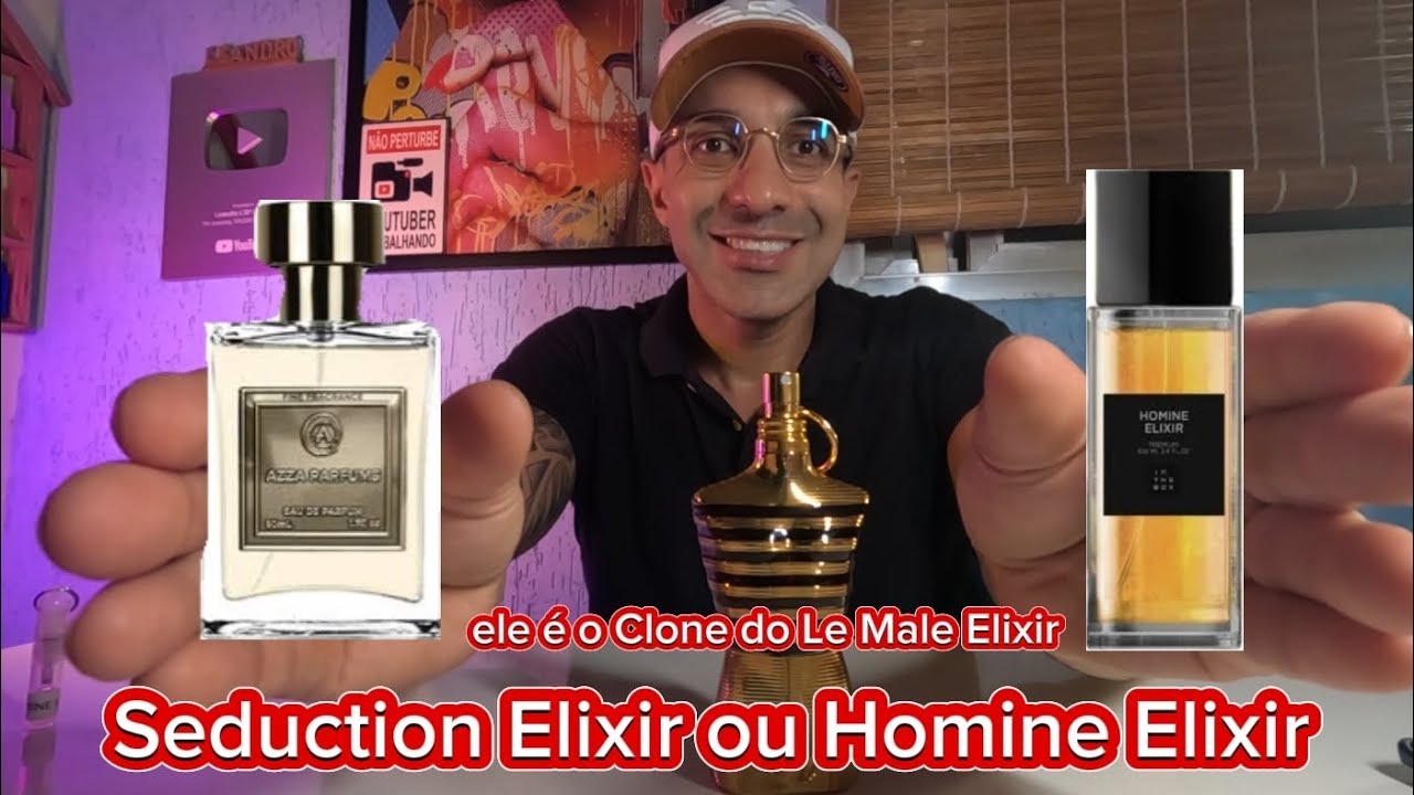 Qual o melhor contratipo do Le Male Elixir, Seduction Elixir ou Homine Elixir