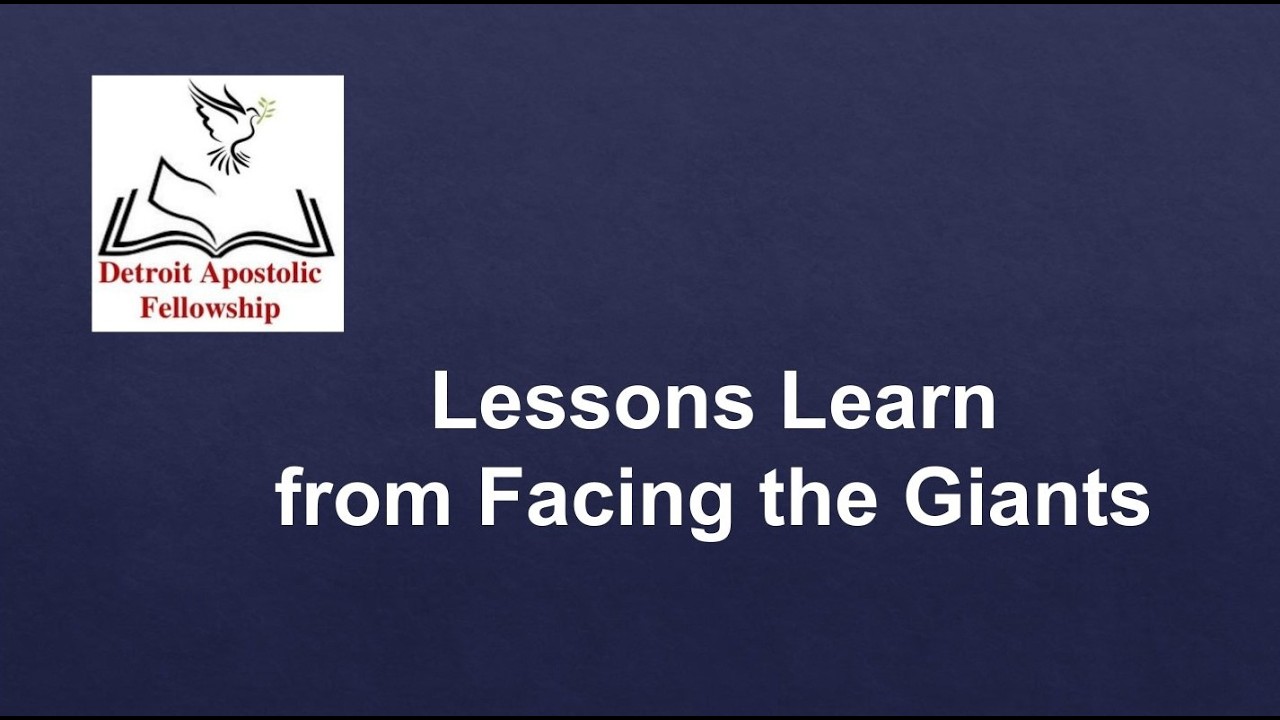 Lessons Learn from Facing the Giants