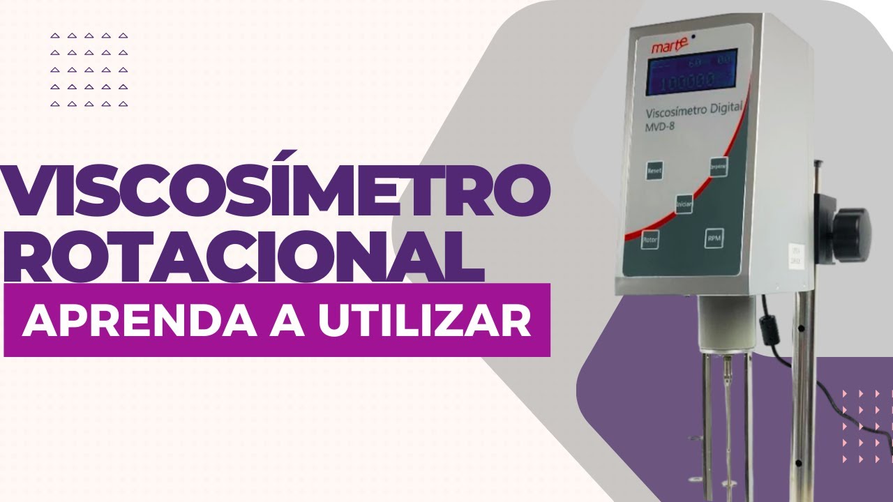 Viscosímetro Rotacional 100 a 2.000.000 MPA.S MVD-8