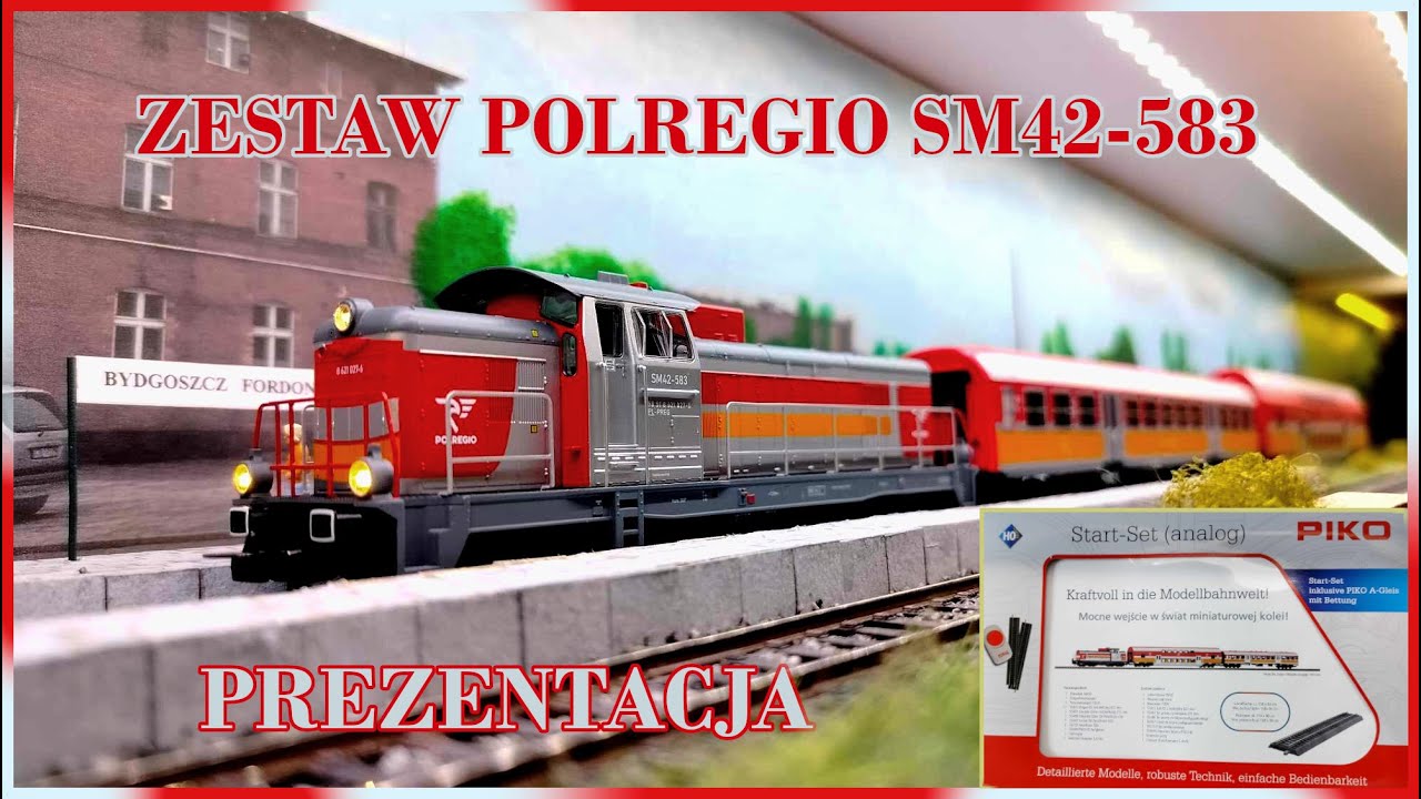 Prezentacja zestawu Polregio z SM42-583 PIKO 57114 | Nowość 2024!