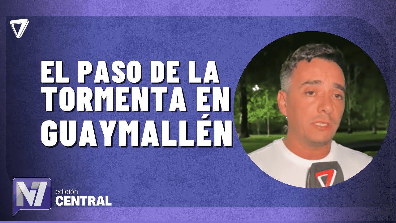 El intendente Marcos Calvente hizo un balance de la tormenta