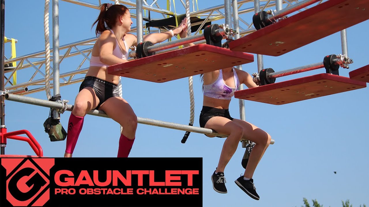 Вот почему мы любим ниндзя! Эйвери Гланц против Авы Коласанти | Gauntlet: Pro Obstacle Challenge