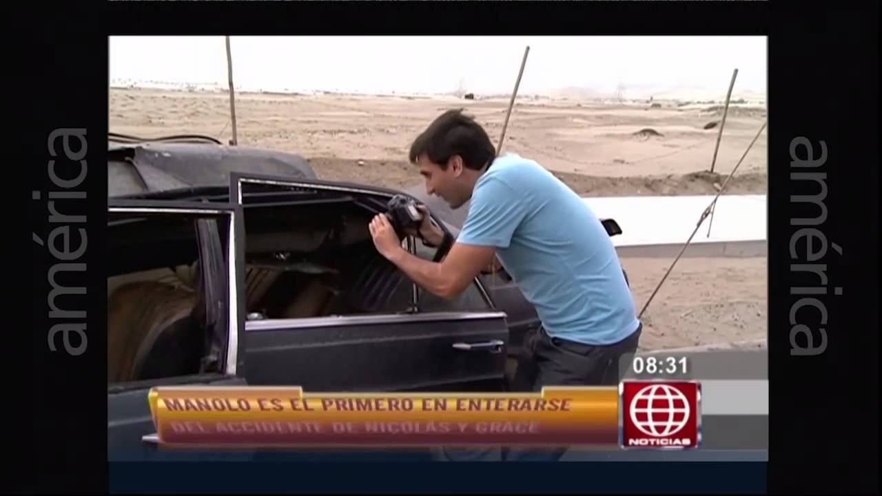 Grace y Nicolás sufren trágico accidente - Al fondo hay sitio Noticias espectáculo - 03-03-2015