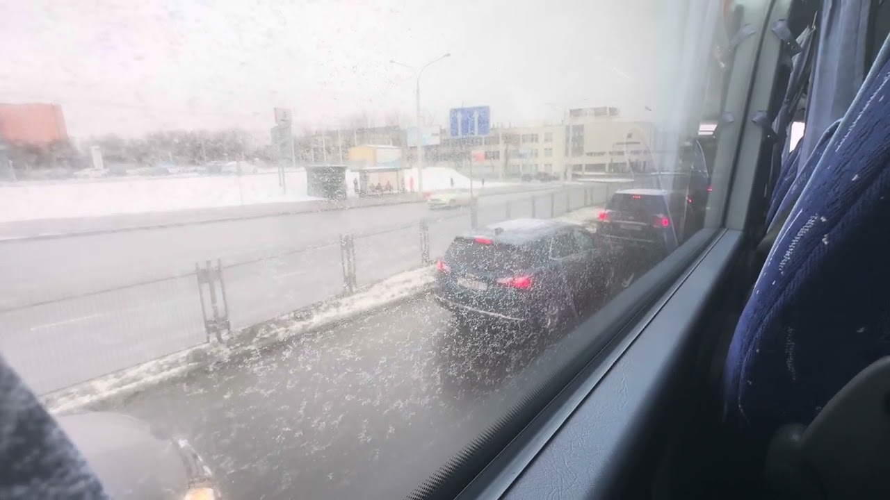 Belarus street morning #morning #street #snow #city #travel #viaggi #land #città #viaggi #travel 