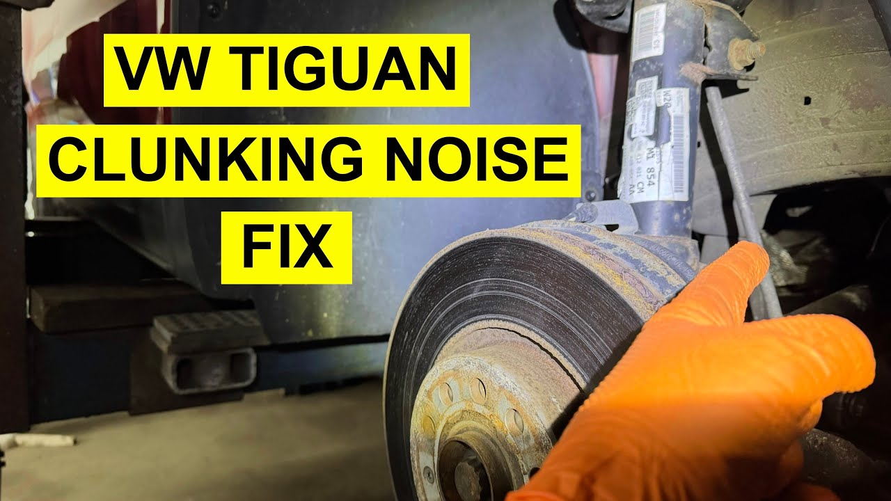 VW Tiguan Clunking Noise Diagnosis & Fix: Replace Front Stabilizer Link