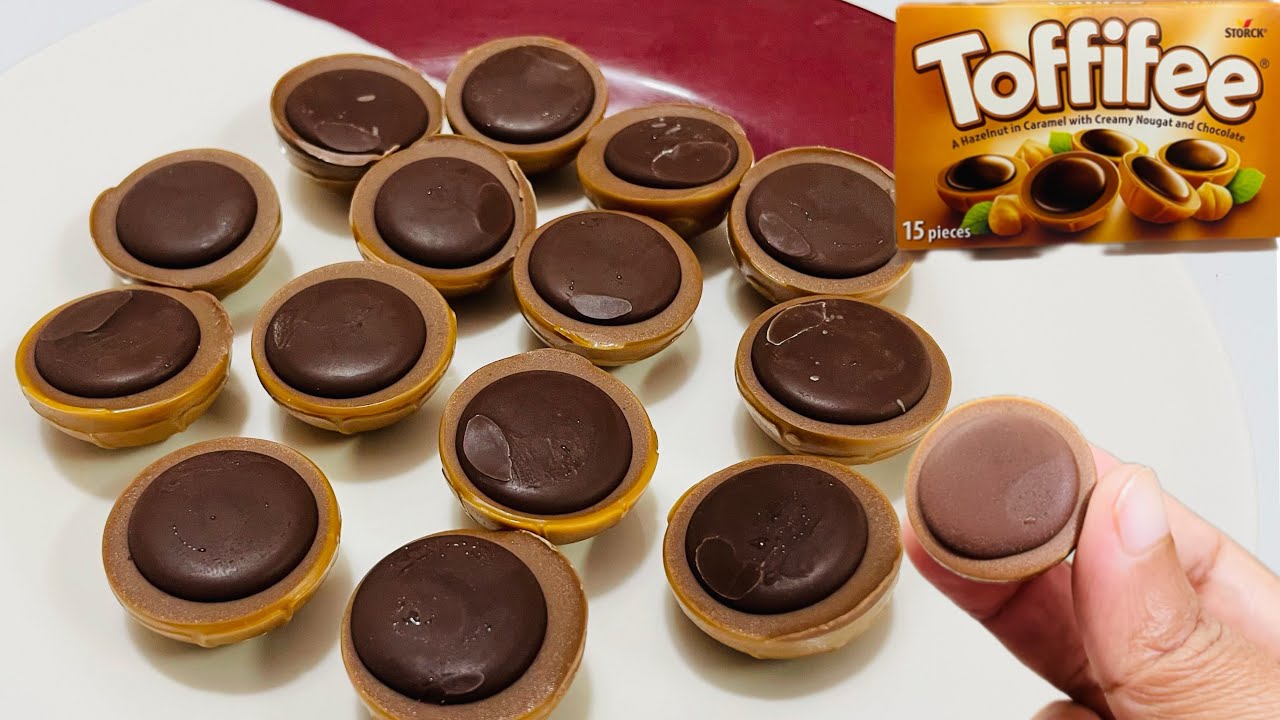 German Origin Chocolate Toffifee | Hazelnut Caramel Chocolate Recipe by Muno&rsquo;s Kitchen 