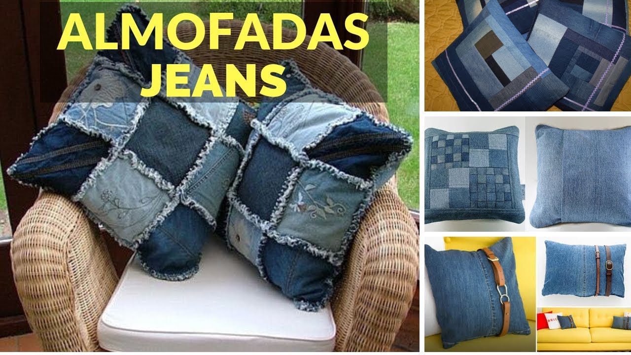 Almofadas jeans | Ideias Impressionantes