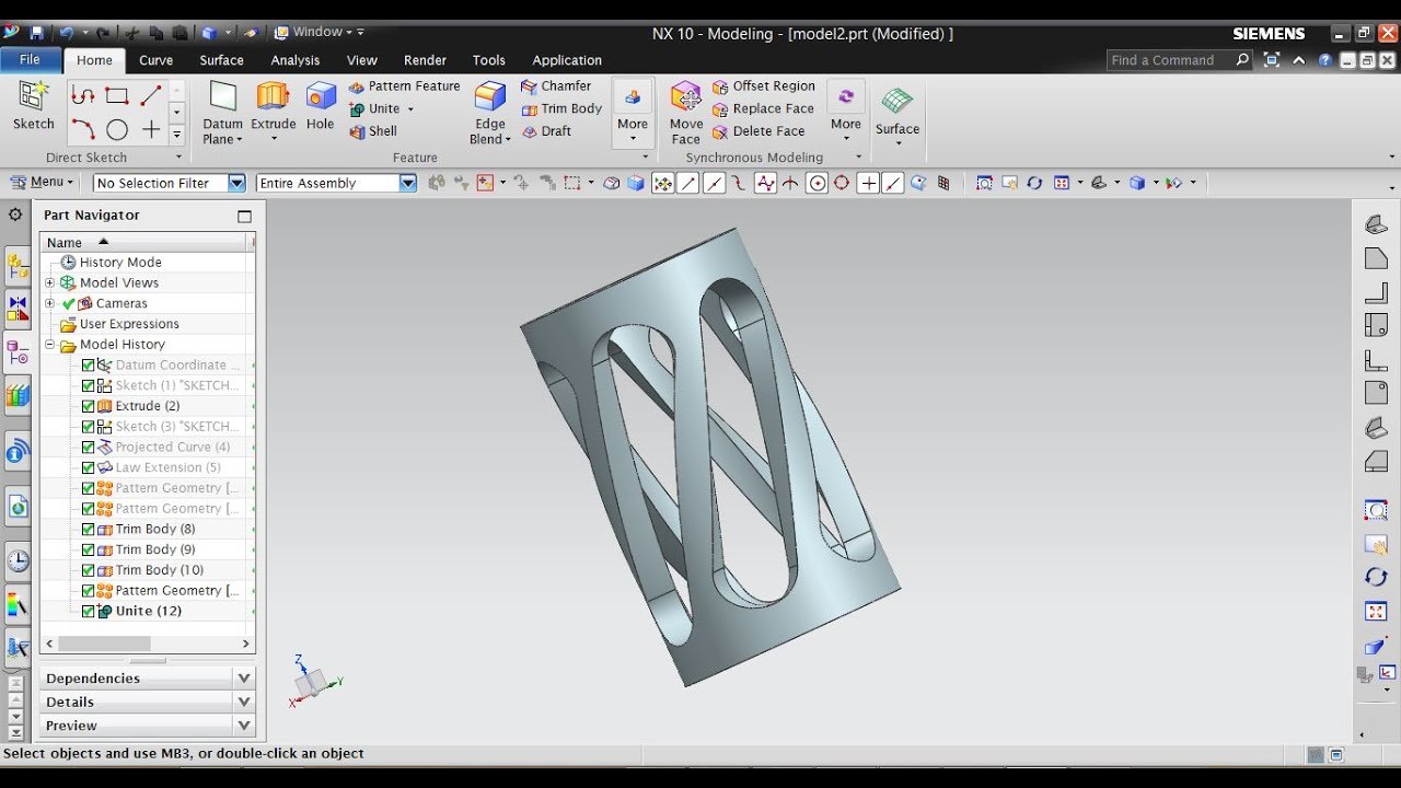 Nx 10 Law Extension with Trim Body