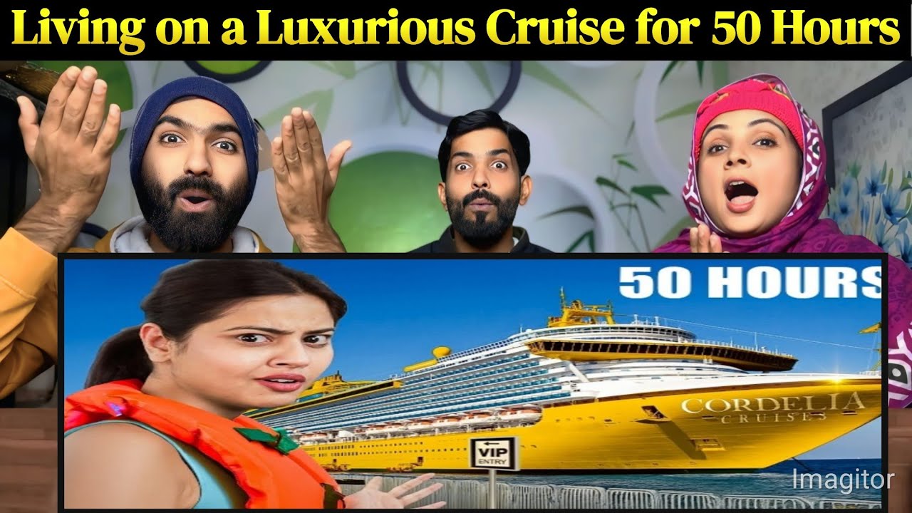 Living on a Luxurious Cruise for 50 Hours || PAKISTANI REACTION