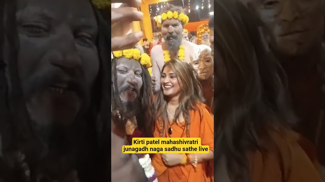 Kirti Patel Mahashivratri Junagadh Naga Sadhu Sathe Live